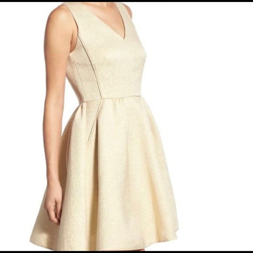 gold formal dress